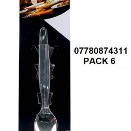 07780874311 – PACK 6 COLHERES DE CAFÉ FRISO INOX