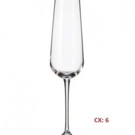 067V42D1SF57220 – CAIXA DE 6 COPOS FLUTE ARDEA 220ML (PREÇO POR UN.)