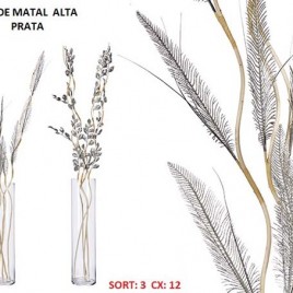 06397769 – CX. 12 SORT. DE 3 FLORES DE NATAL ALTAS PRATA 1,55M (PREÇO P/ UN.)